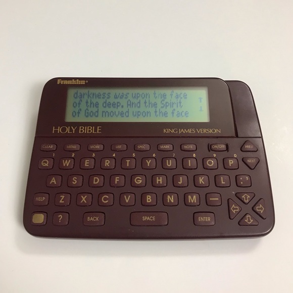 Franklin Electronic Handheld Holy Bible King James Version KJ-31 - Picture 2 of 7